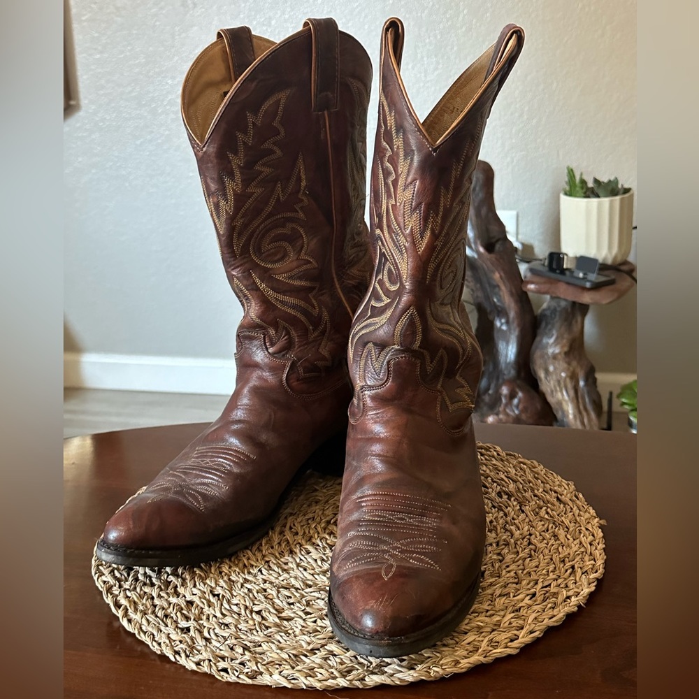COPY - Justin Men’s Cowboy Boot Elmer (1560) - Chestnut